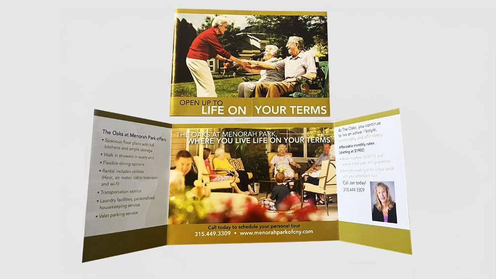 Menorah Park - The Oaks Print Collateral